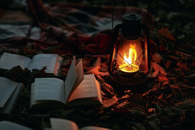 scary stories lit by lantern